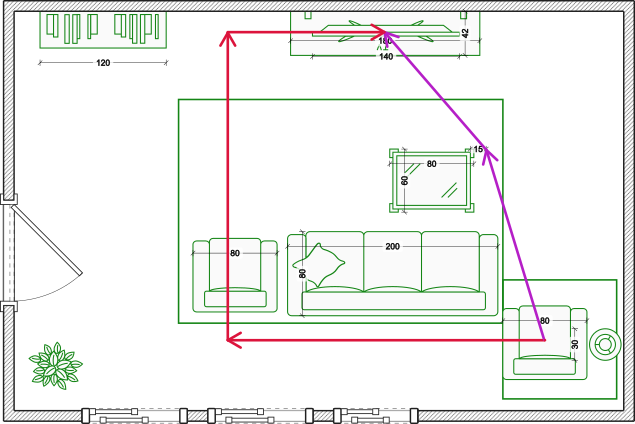 FloorplanQA living-room example